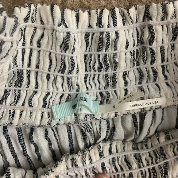 Kimchi Blue off shoulder striped blouse - Picture 3 of 6